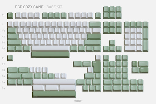 Drop DCD Cozy Camp Keycap Set