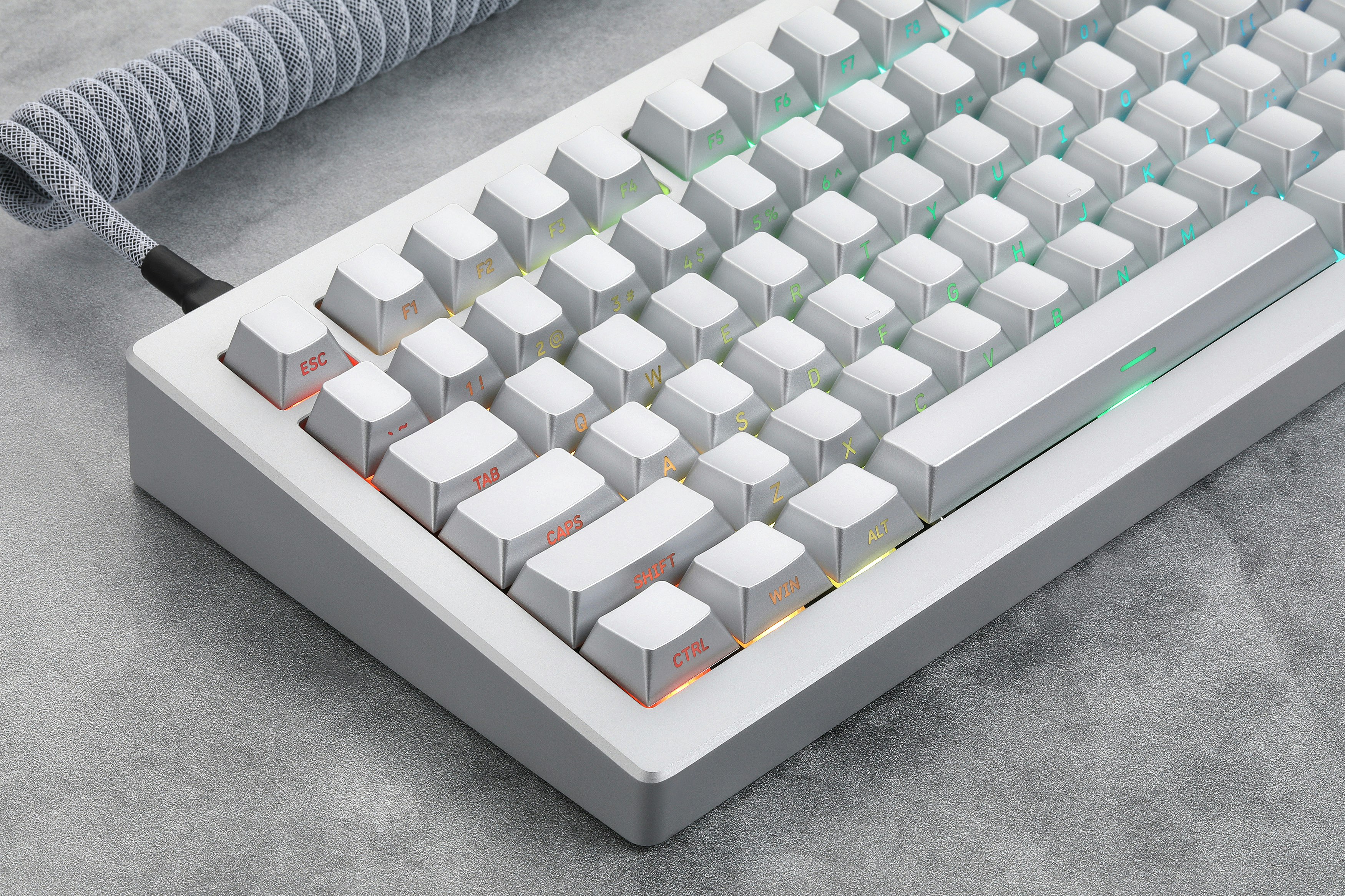 Drop DCL Silver Keycap Set