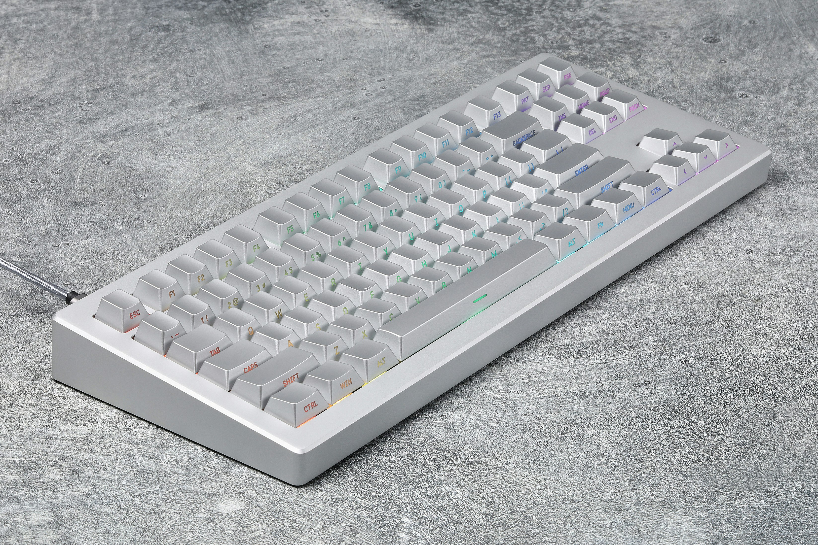 Drop DCL Silver Keycap Set