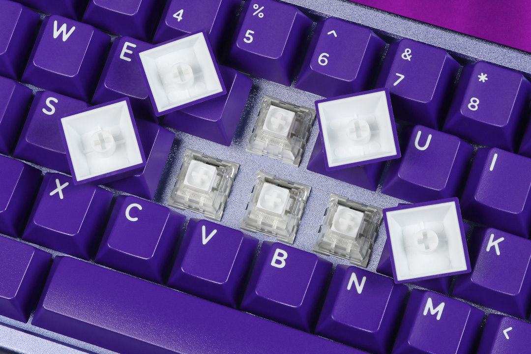 Drop DCX Amethyst Keycap Set