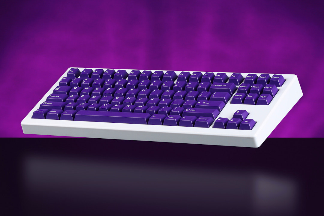 Drop DCX Amethyst Keycap Set