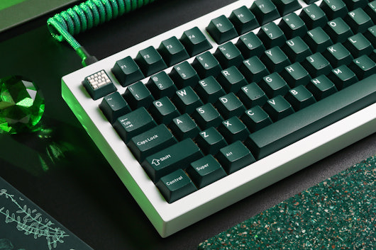 Drop DCX Emerald Keycap Set