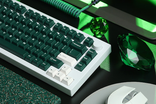 Drop DCX Emerald Keycap Set