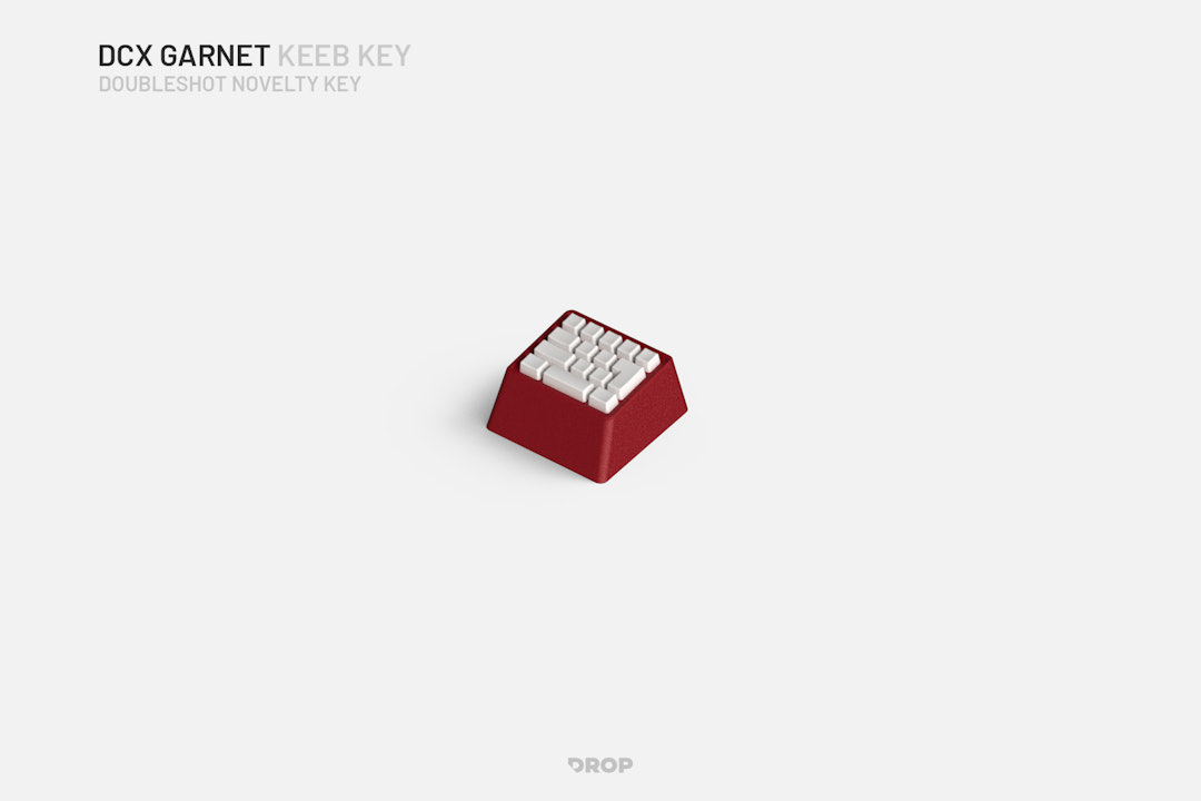 Drop DCX Garnet Keycap Set