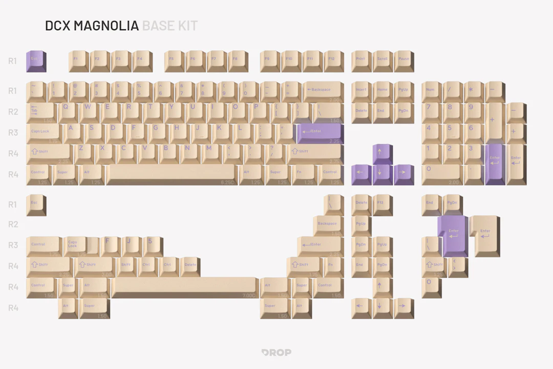 Drop DCX Magnolia Keycap Set