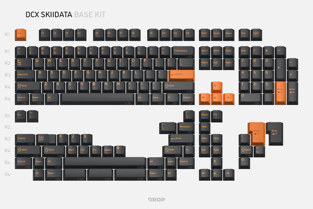 Drop DCX Skiidata Keycap Set