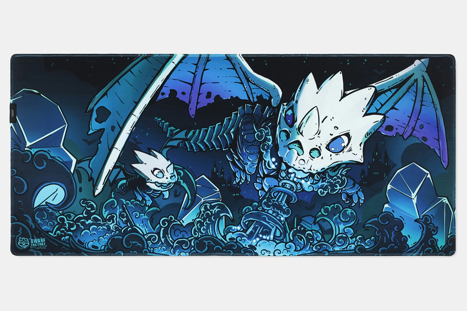 Drop + Dwarf Factory Gnarly Drakon Desk Mat