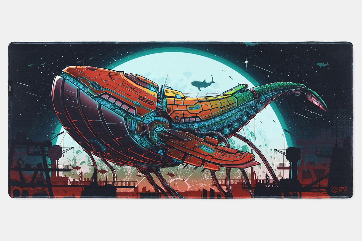 Drop + Dwarf Factory McWhale Desk Mat | Battlestations | Desk Mats