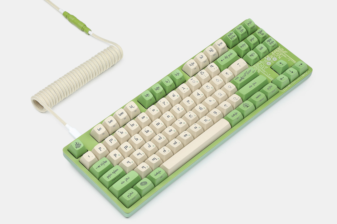 Drop Elven Coiled YC8 Keyboard Cable