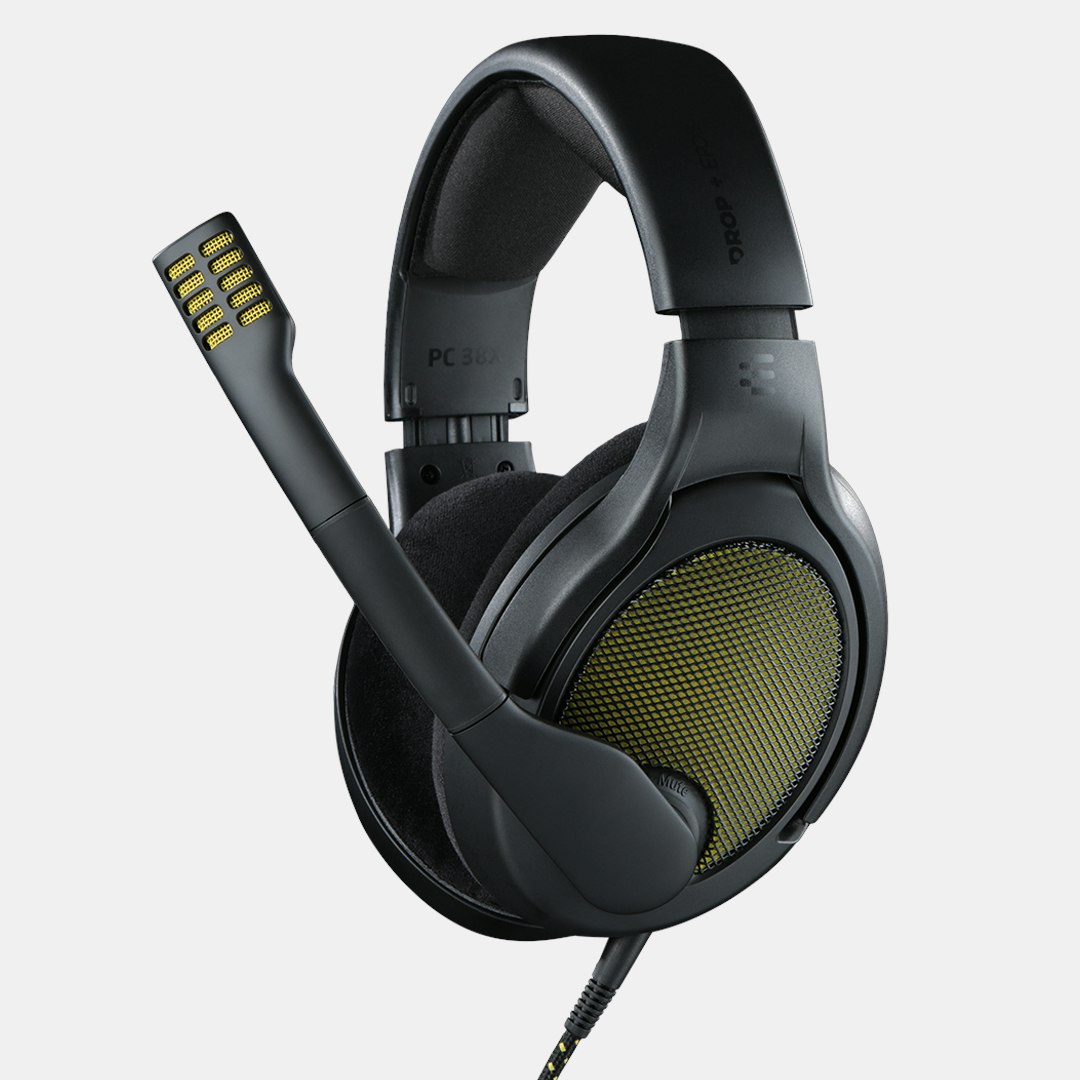 Drop + EPOS PC38X Yellow Gaming Headset | Audiophile | Headphones | Open  Back Headphones