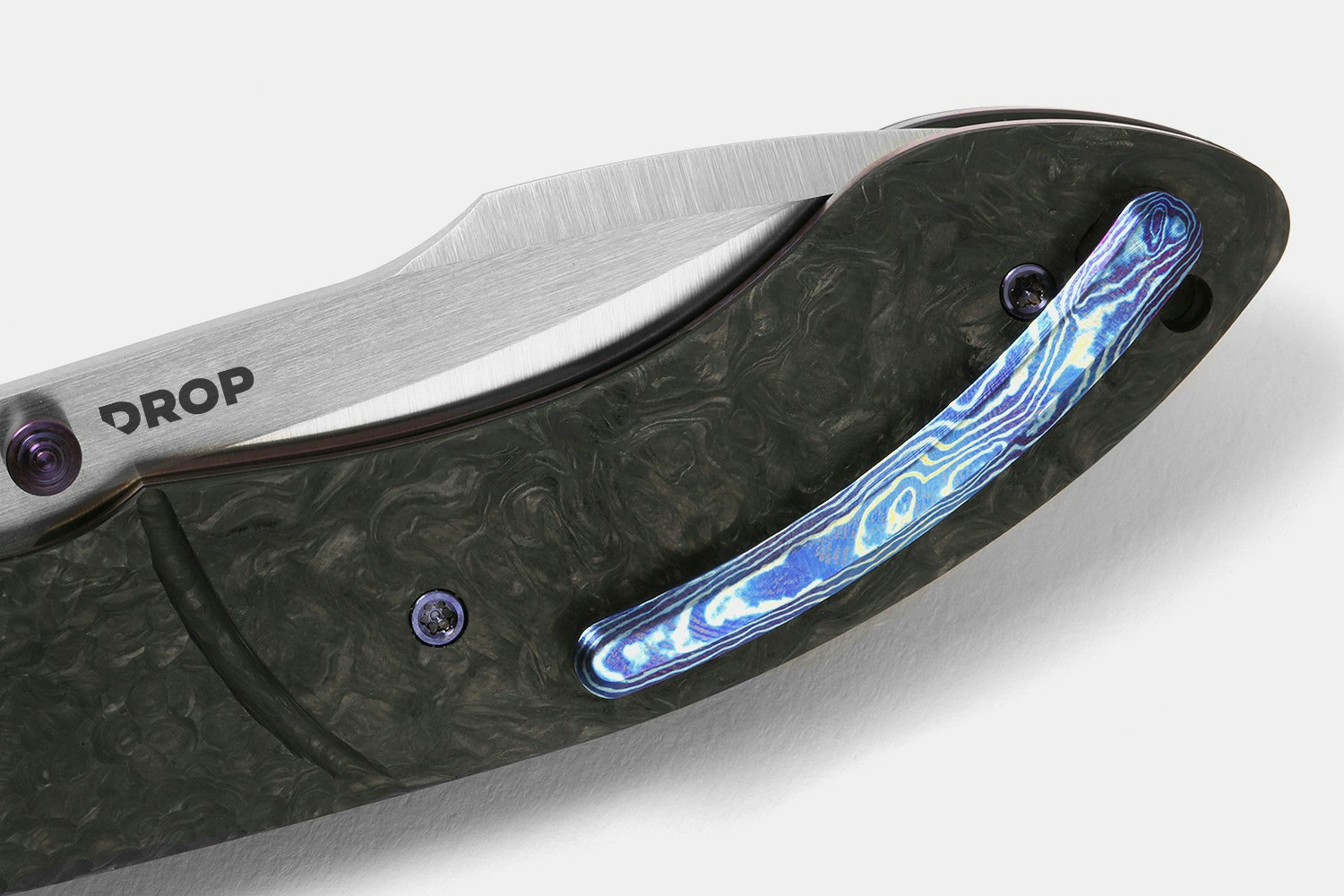 Drop + Eric Ochs Orca Titanium Liner Lock Knife