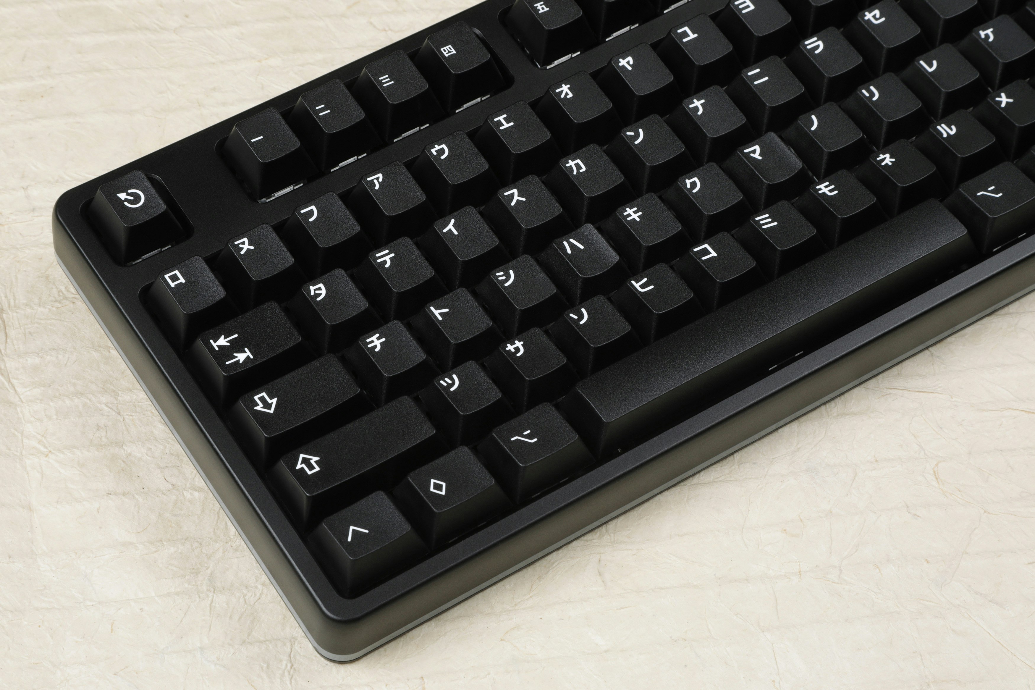 Drop GMK White-on-Black Katakana Custom Keycap Set