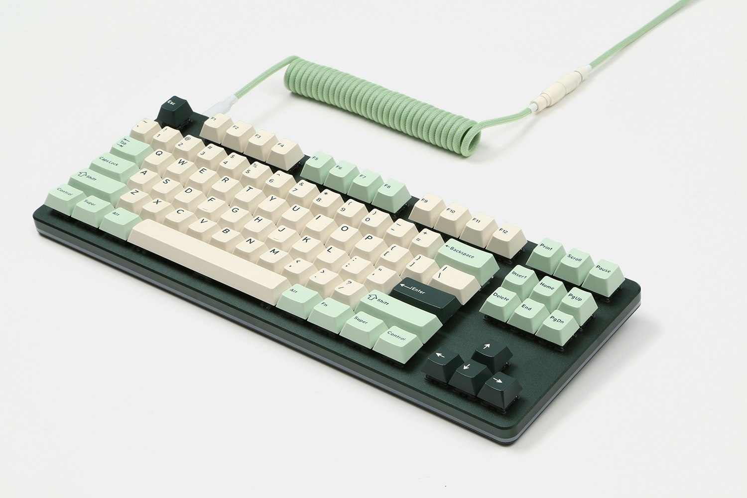 Drop Jasmine YC8 Keyboard Cable Coiled Mechanical Keyboards