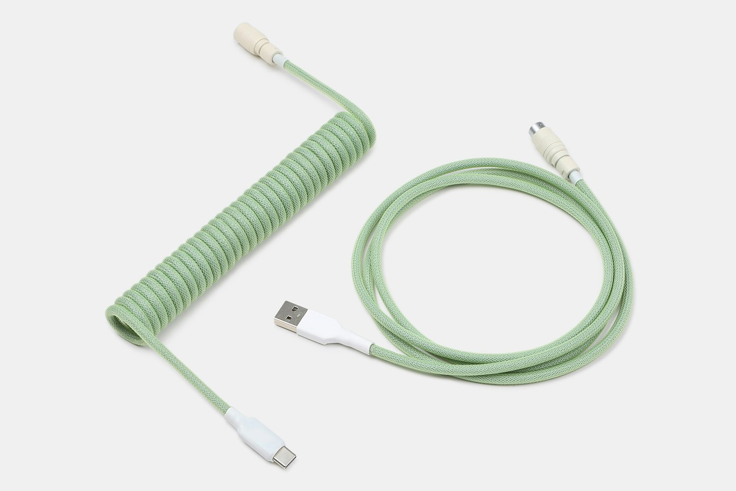 Drop Jasmine Coiled YC8 Keyboard Cable