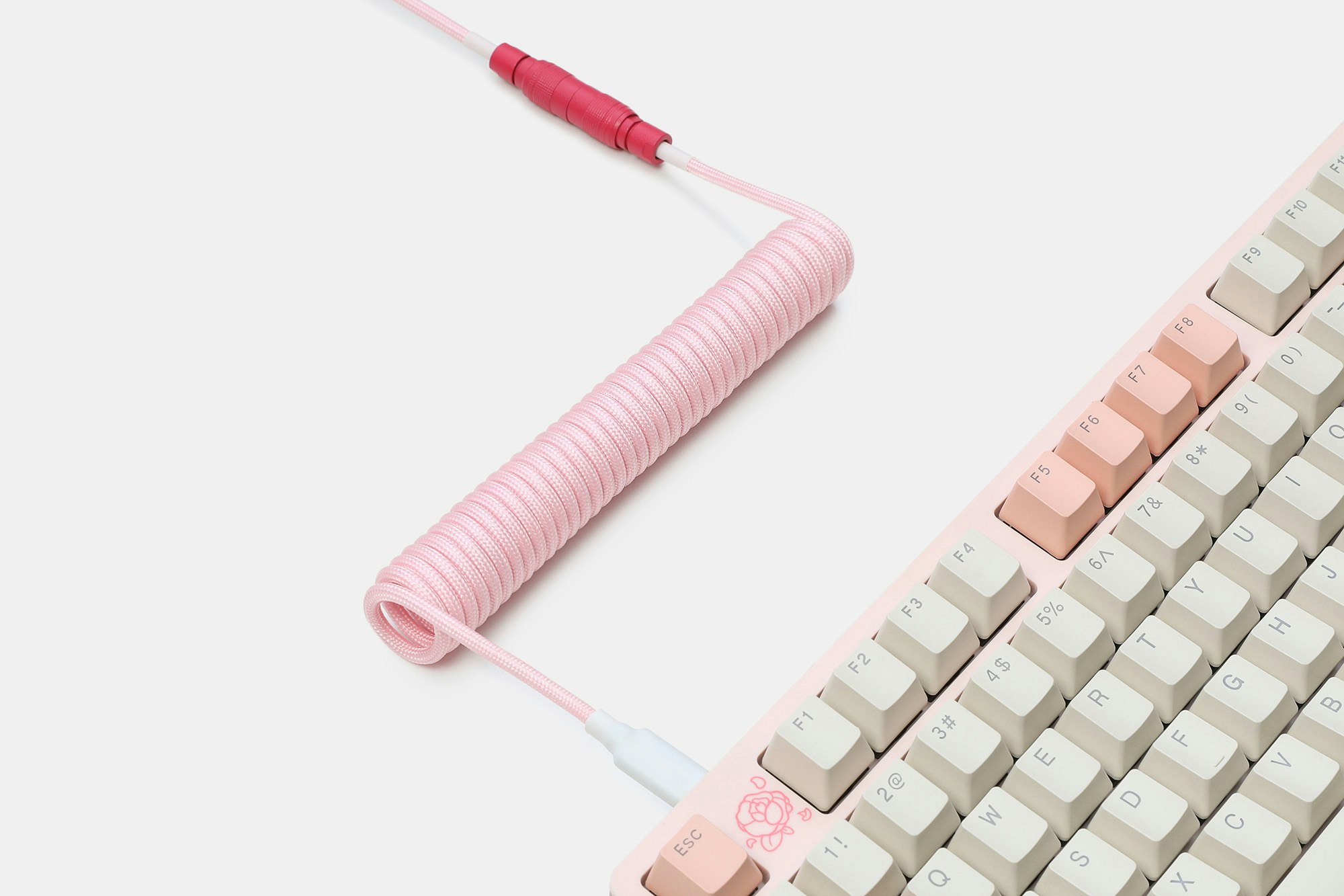 Drop Keyblossom Coiled YC8 Keyboard Cable