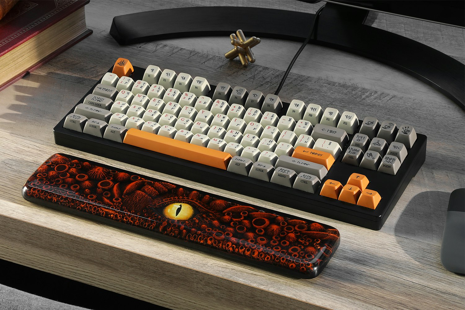 Drop + The Lord of the Rings™ Artisan Wrist Rests Smaug's Eye