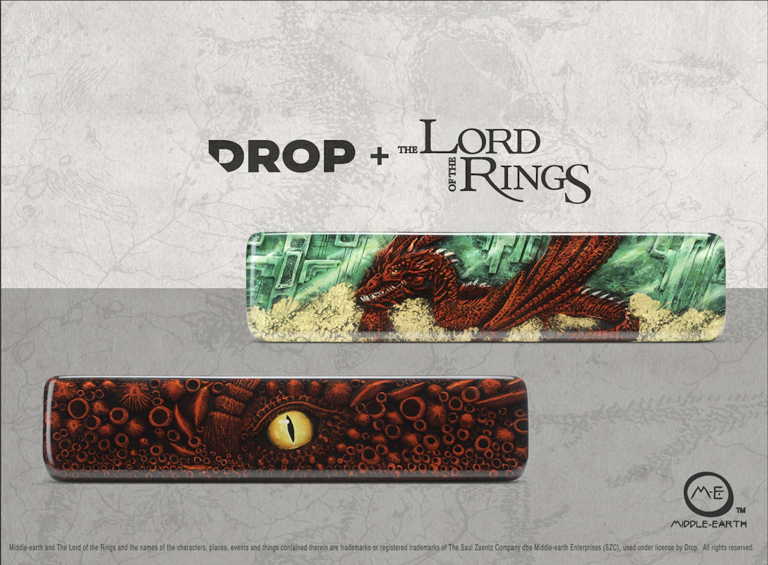 Drop + The Lord of the Rings™ Artisan Wrist Rests