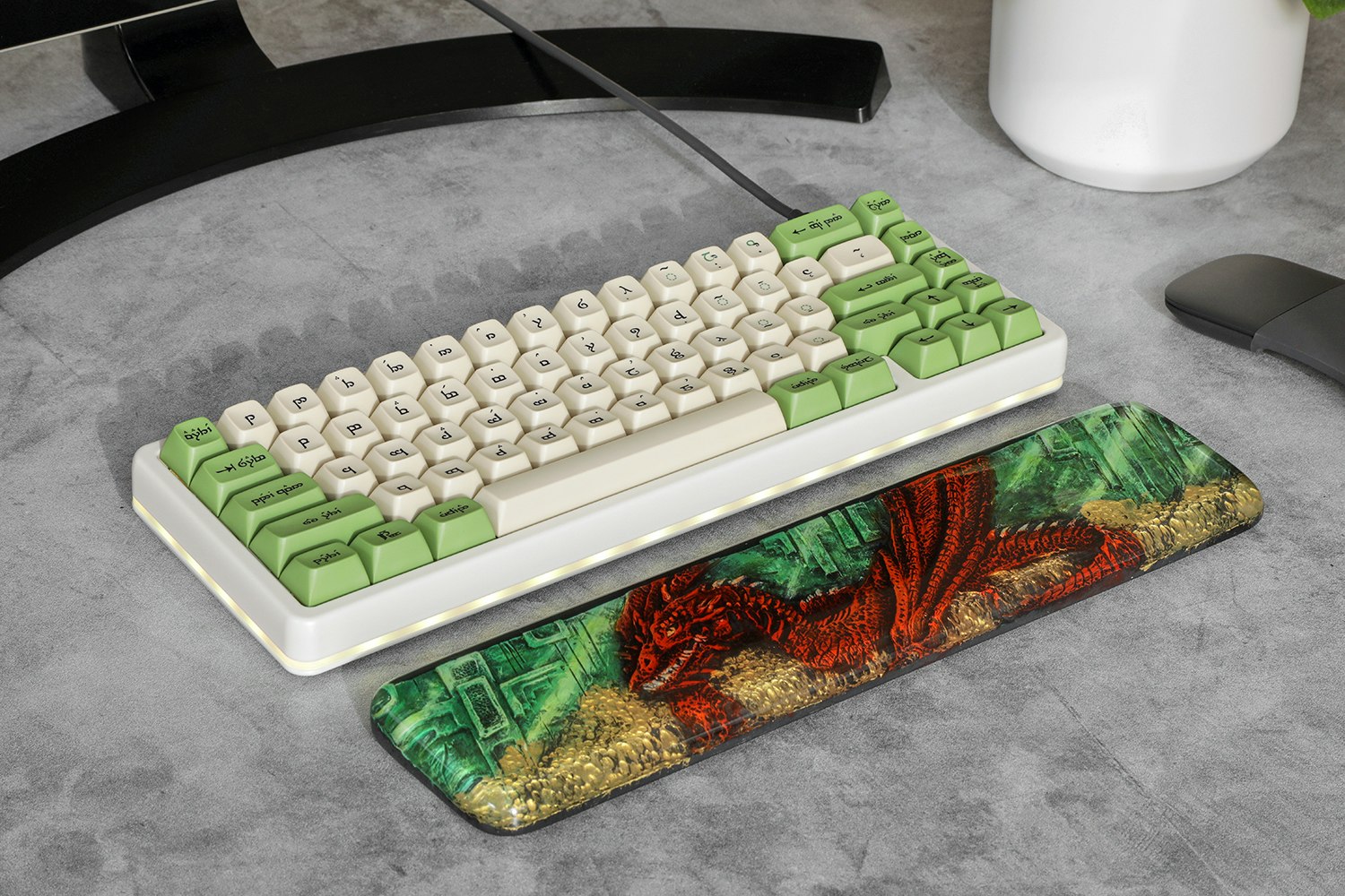 Drop + The Lord of the Rings™ Artisan Wrist Rests Mechanical