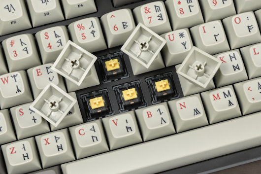 Drop + The Lord of the Rings™ Dwarven Keyboard