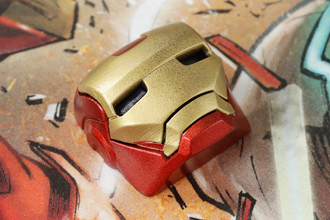 Drop + Marvel Avengers: Iron Man Helmet Artisan Keycap