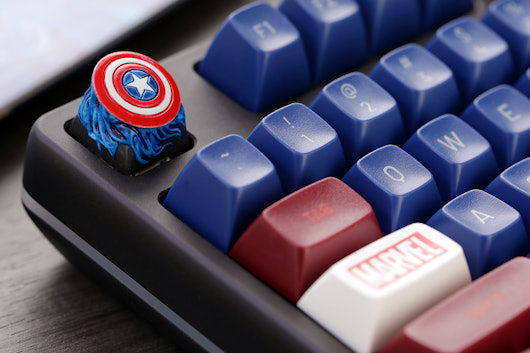 Drop + Marvel Cap's Shield Artisan Keycap