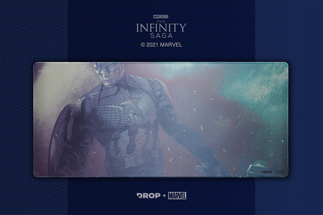 Drop + Marvel Captain America Desk Mat