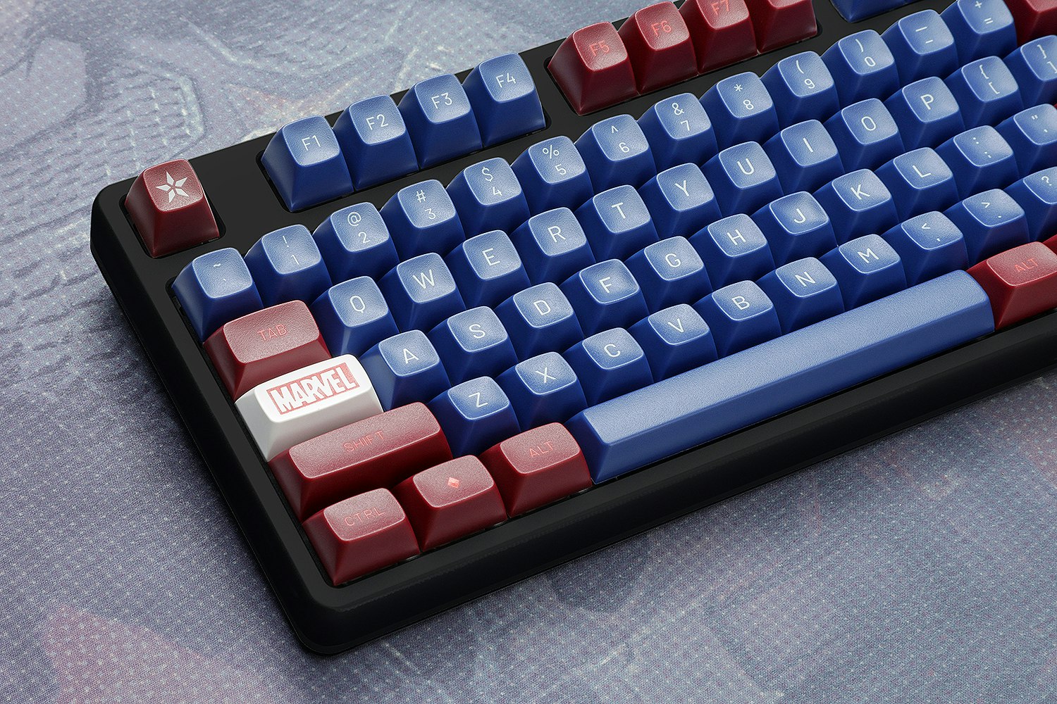 Drop + Marvel Captain America Desk Mat