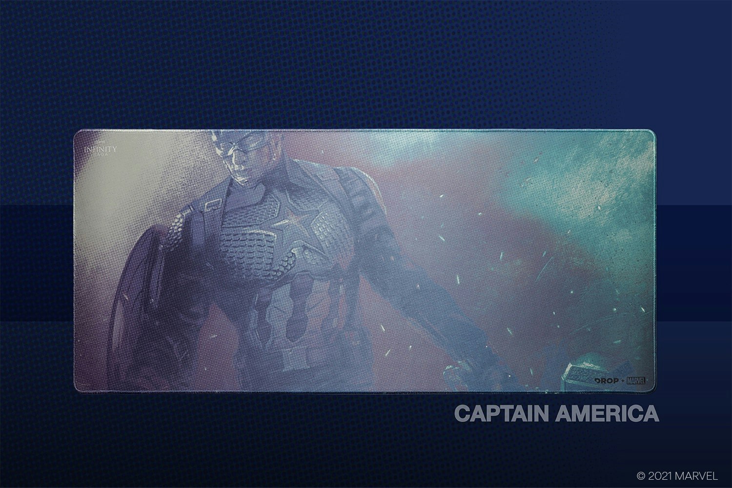 Drop + Marvel Captain America Keycap Set