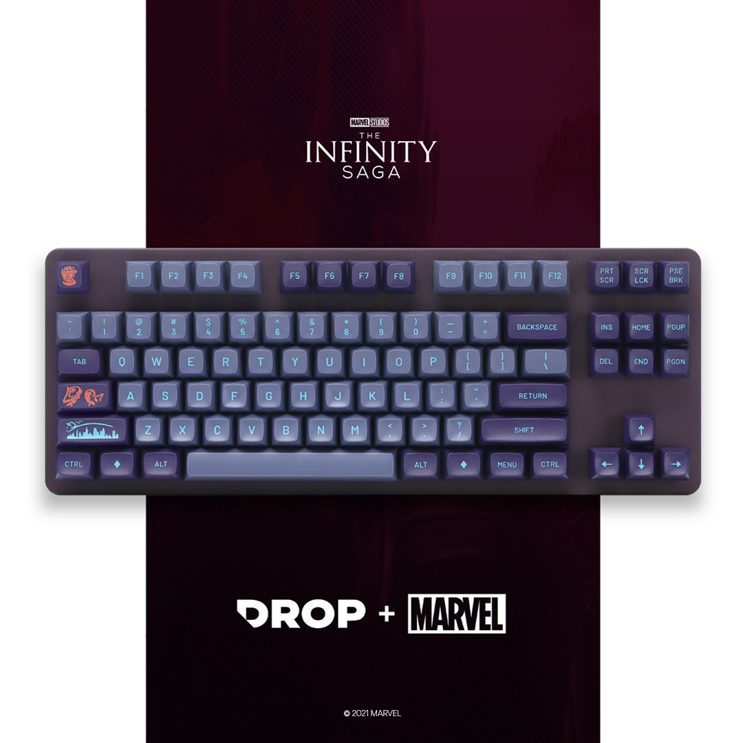 Drop + Marvel Infinity War Keycap Set