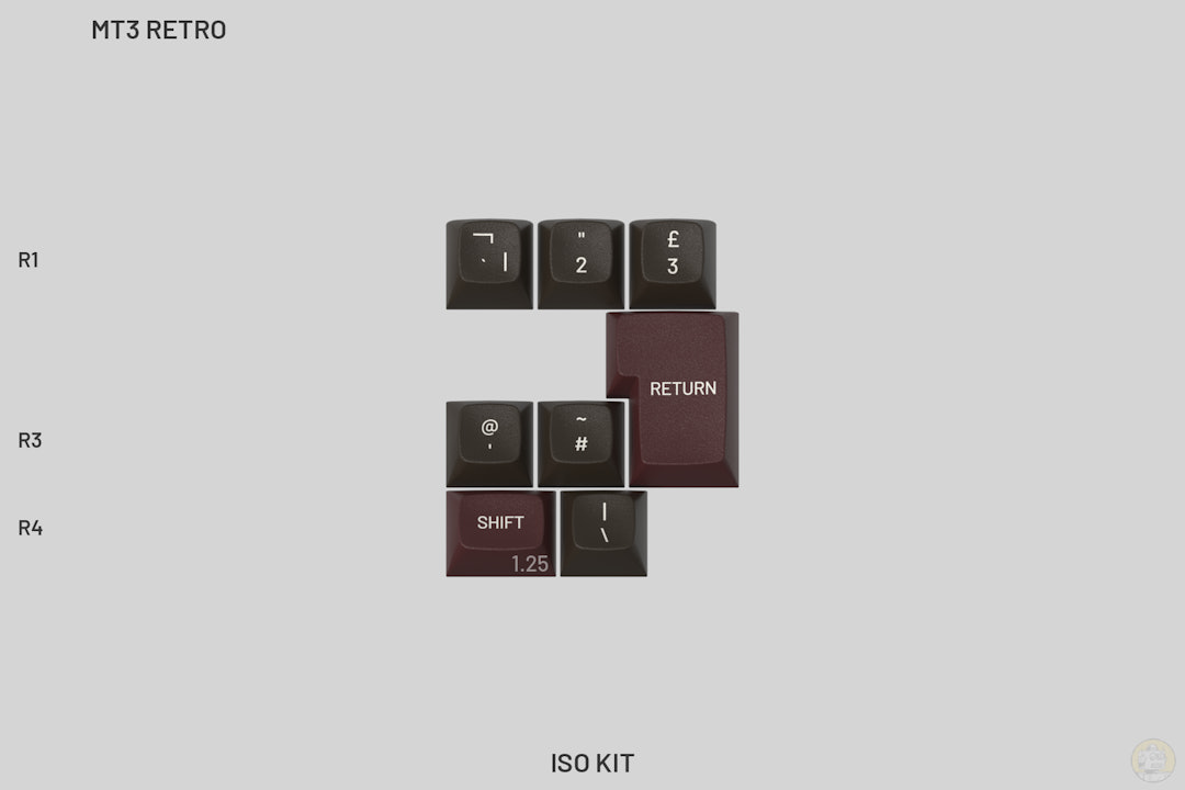 Drop + Matt3o MT3 Retro Keycap Set