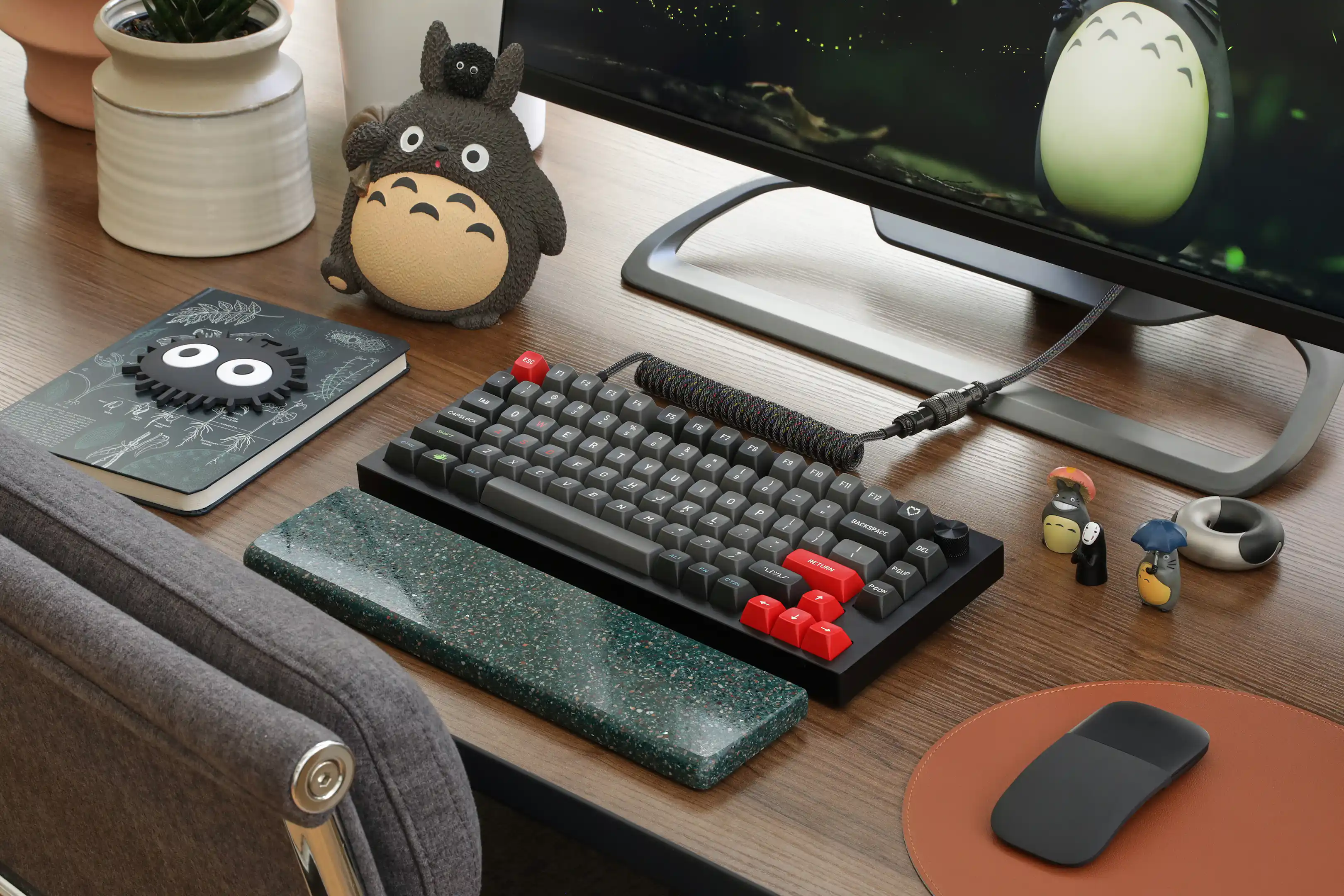 Drop + Matt3o MT3 Susuwatari Custom Keycap Set | Doubleshot ABS