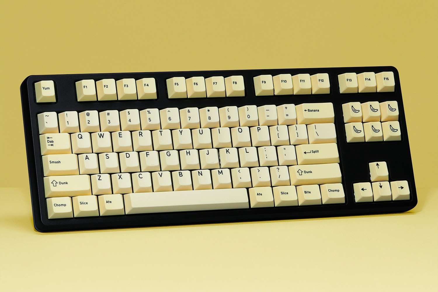 Drop + MiTo DCD Banana Keycap Set