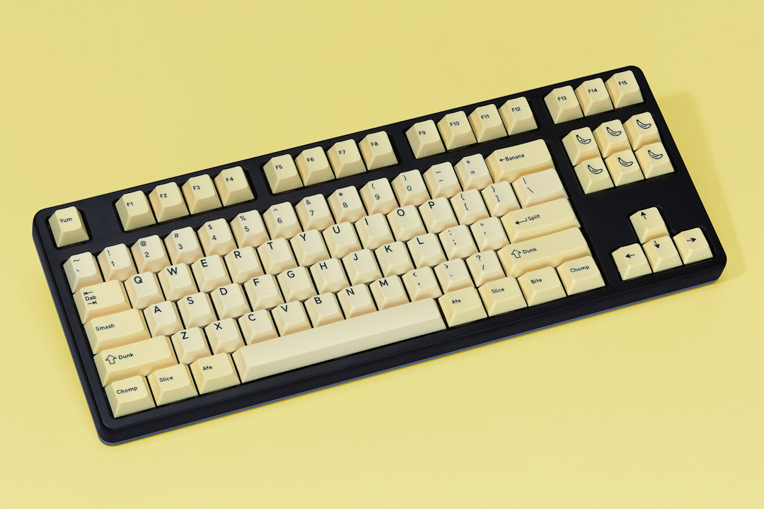 Drop + MiTo DCD Banana Keycap Set