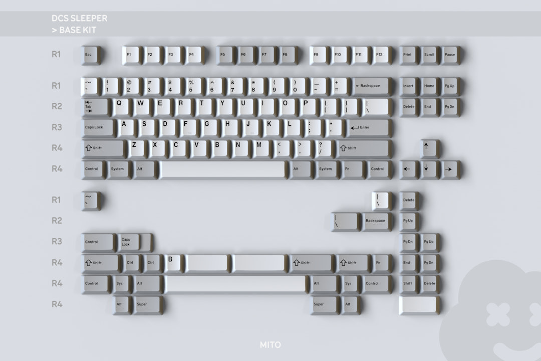 Drop + MiTo DCS Sleeper Custom Keycap Set