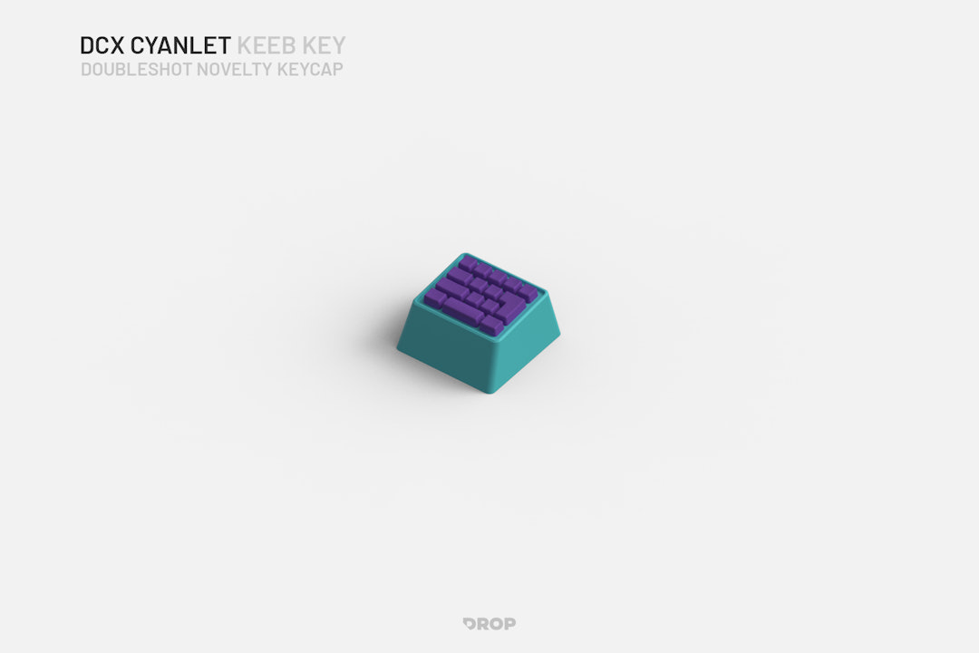 Drop + MiTo DCX Cyanlet Keycap Set