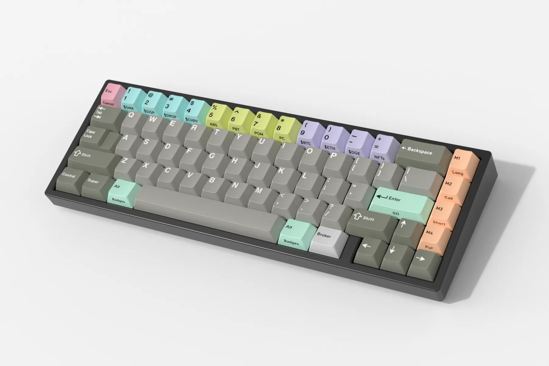 Drop + MiTo GMK Trader Custom Keycap Set | Cherry Profile Keycaps