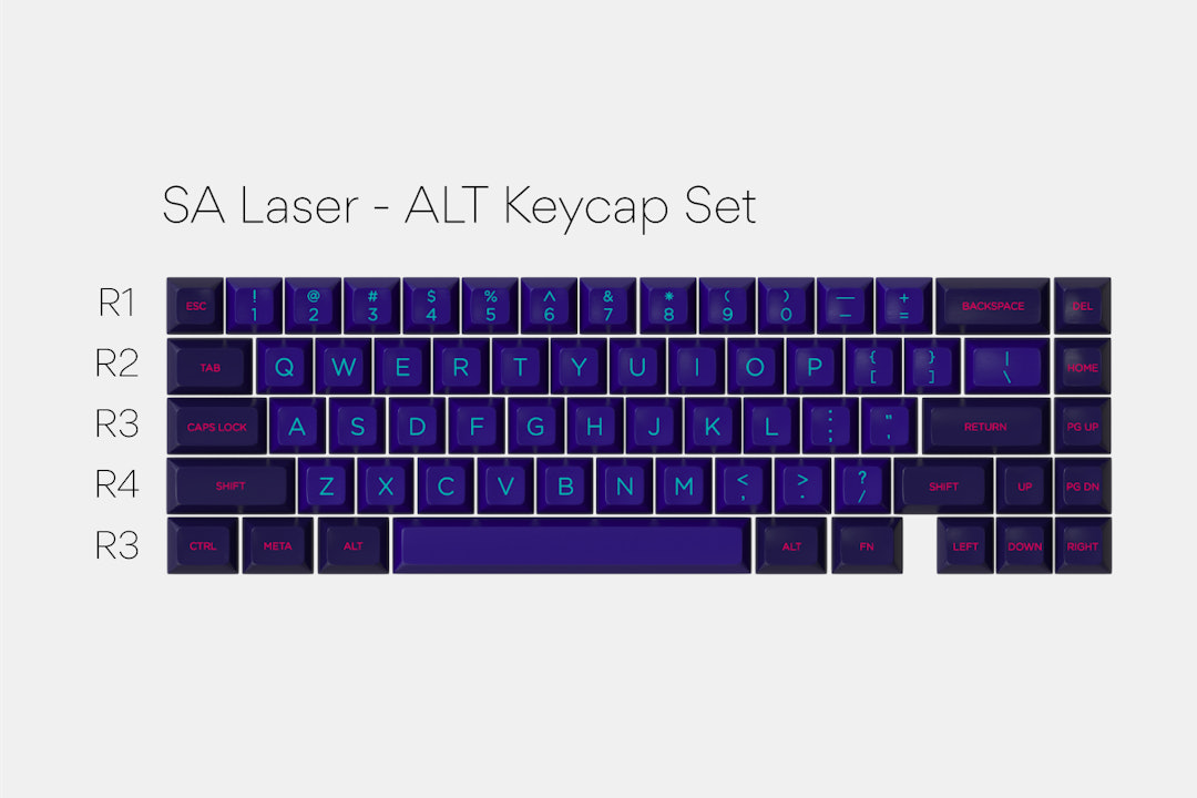 Drop + MiTo Laser ALT High-Profile Keyboard