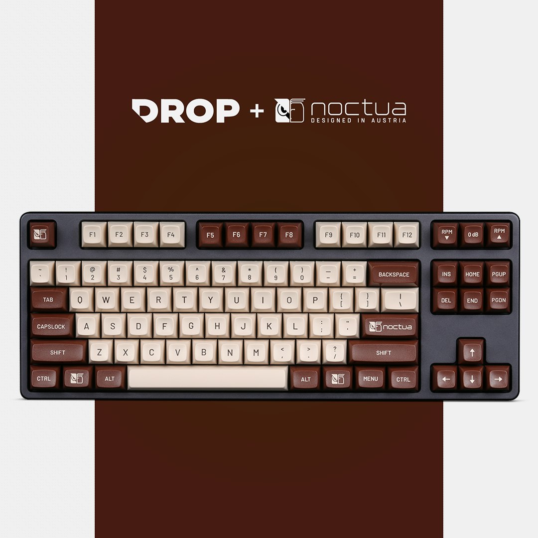 Drop + MiTo MT3 Noctua Keycap Set
