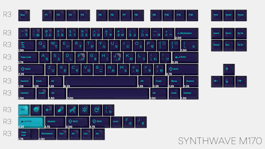 Drop + MiTo SA Laser Custom Keycap Set