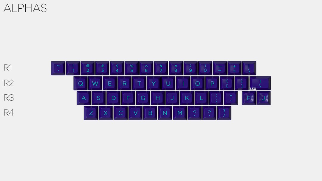 Drop + MiTo SA Laser Custom Keycap Set