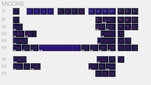 Drop + MiTo SA Laser Custom Keycap Set