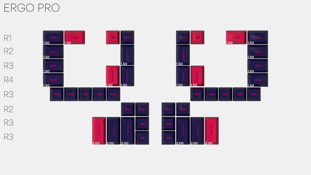 Drop + MiTo SA Laser Custom Keycap Set