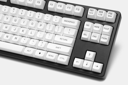 Drop MT3 Black-on-White Keycap Set