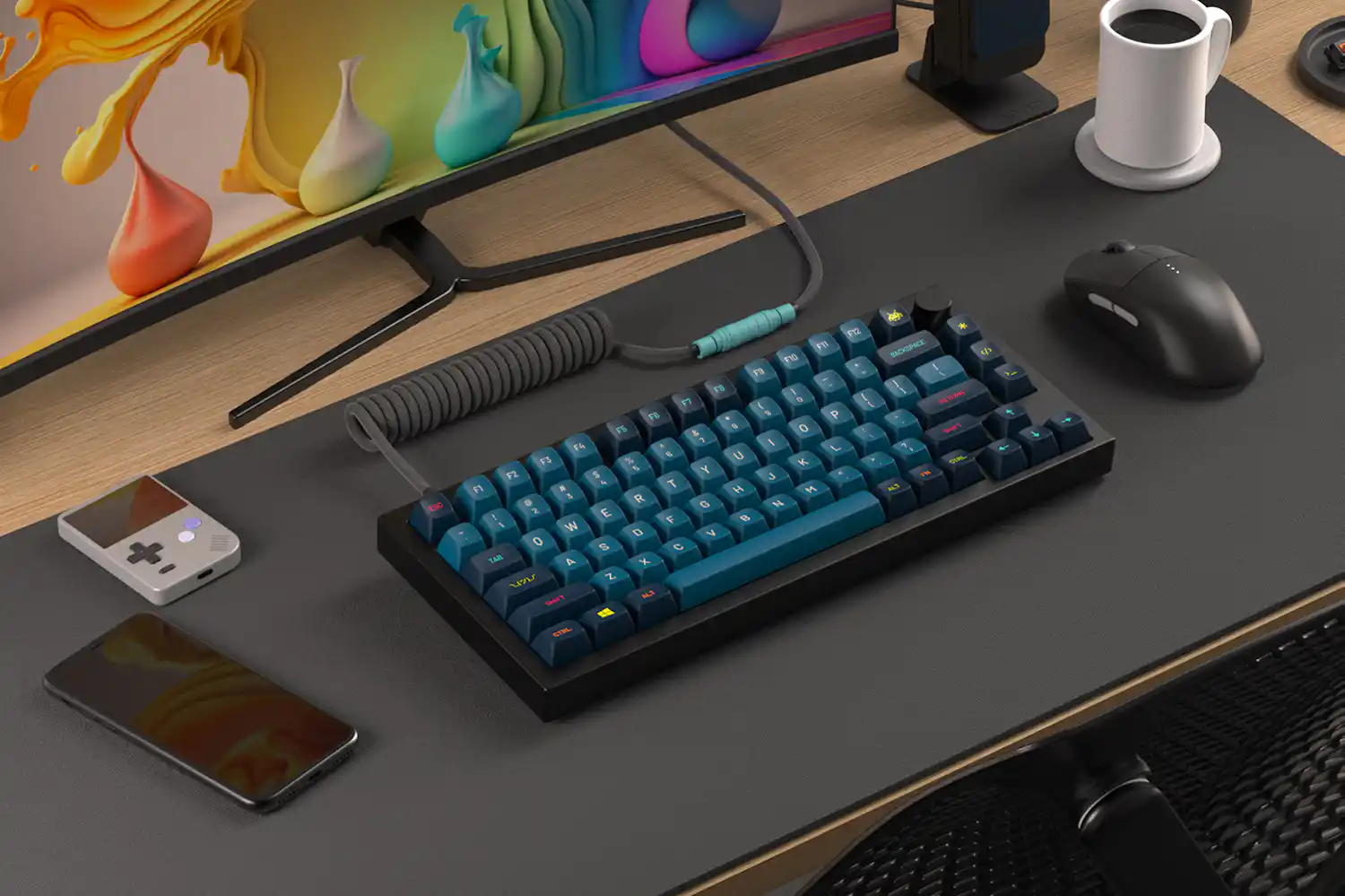 Drop MT3 Solarized Dark Keycap Set - Classic Base Details | Mechanical ...