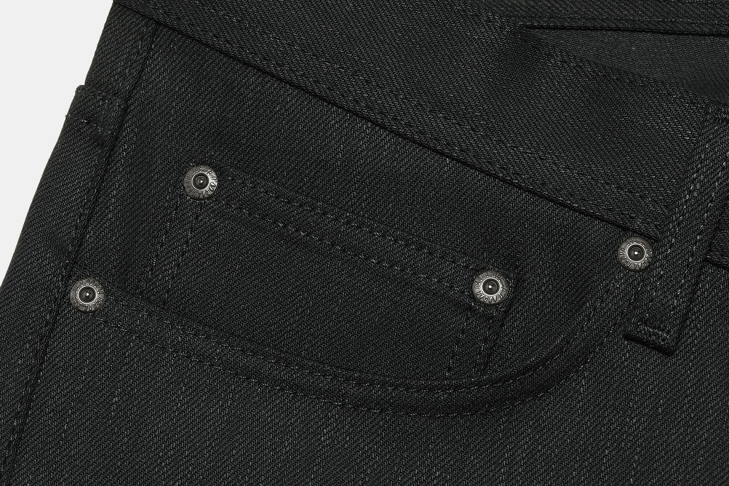 Drop + Naked & Famous Kihon Black Stretch Denim