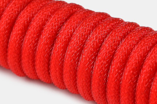 Drop Red Coiled YC8 Keyboard Cable