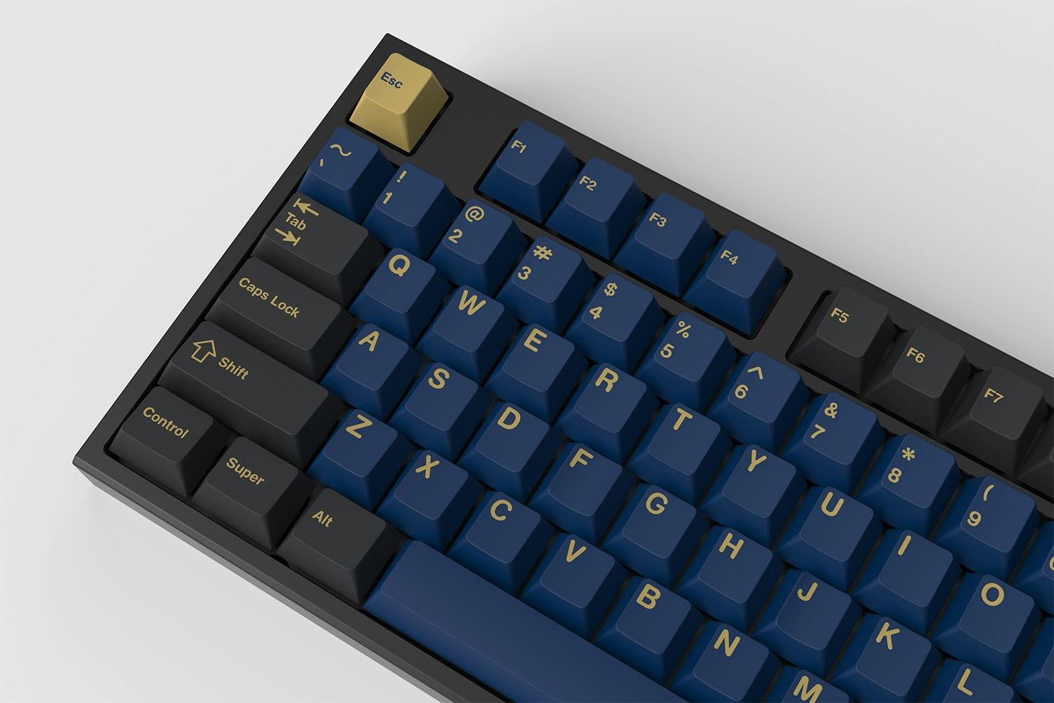 Drop + RedSuns GMK Blue Samurai Custom Keycap Set Mechanical