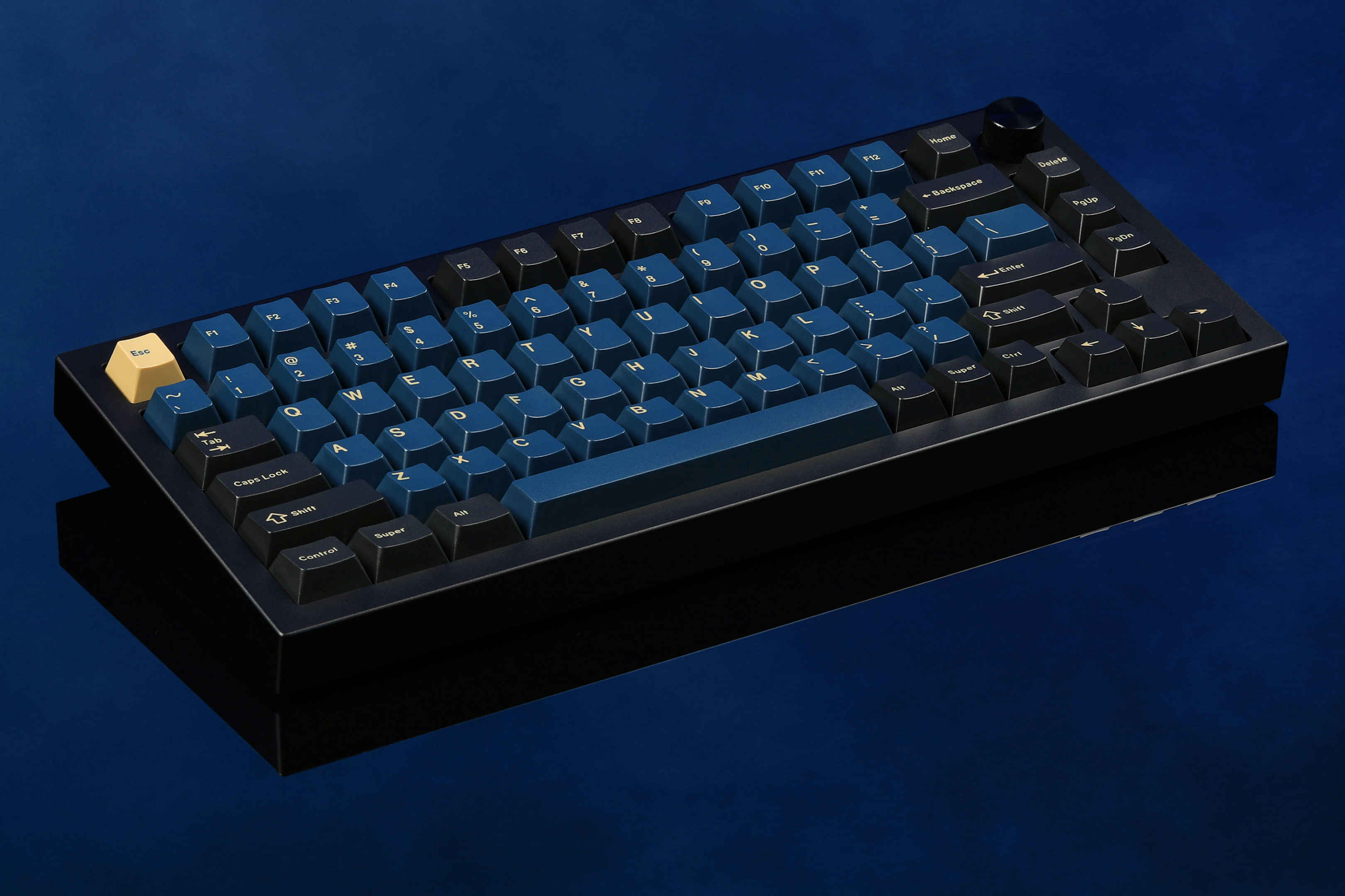 Drop + RedSuns GMK Blue Samurai Custom Keycap Set | Doubleshot ABS | Drop