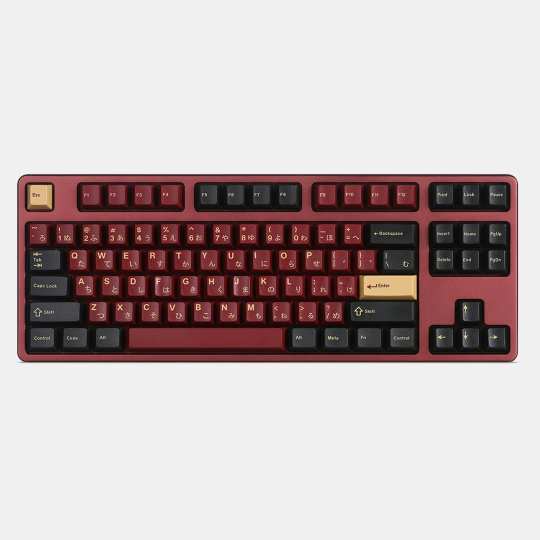 Drop + RedSuns GMK Red Samurai Custom Keycap Set