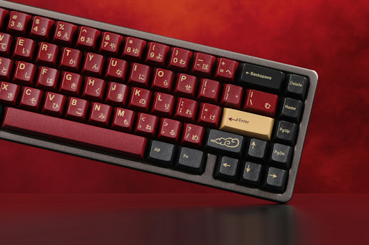 Drop + RedSuns GMK Red Samurai Custom Keycap Set